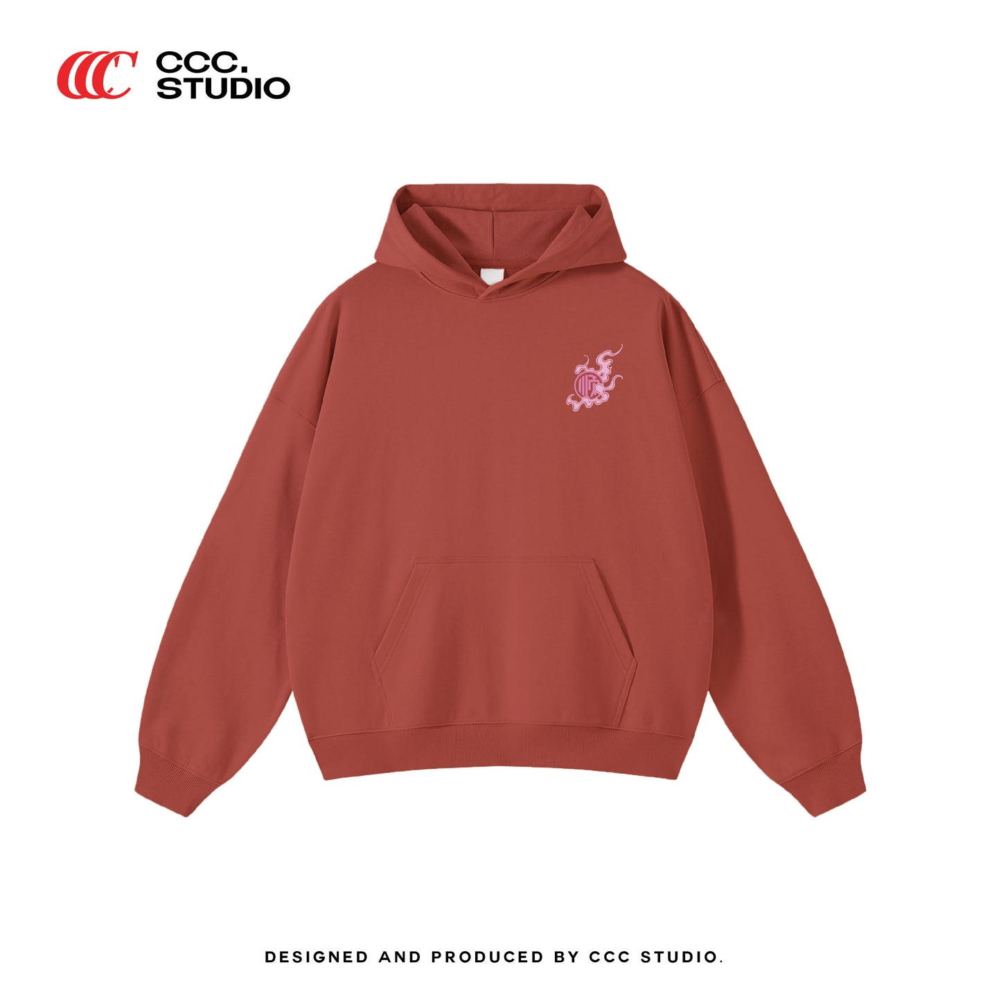 (Oversized Hoodie)STRENGTH & WISDOM 龙马精神' BAI JIA XIN 百家姓