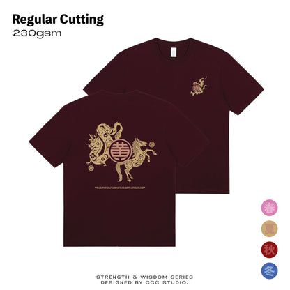 (Regular)STRENGTH & WISDOM 龙马精神' BAI JIA XIN 百家姓