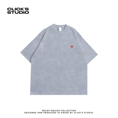 "SHUN" OVERSIZED TEE [WIND & WATER] ASH GREY