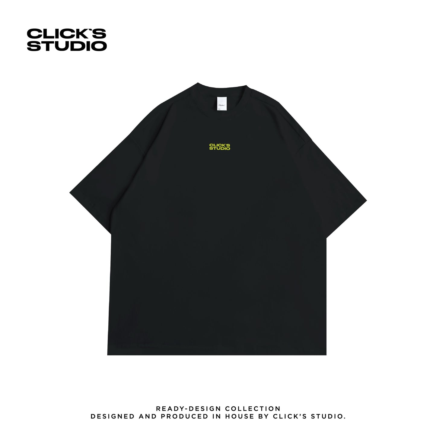 ART OF VISUAL "BIRD" OVERSIZED TEE [WIND & WATER] BLACK