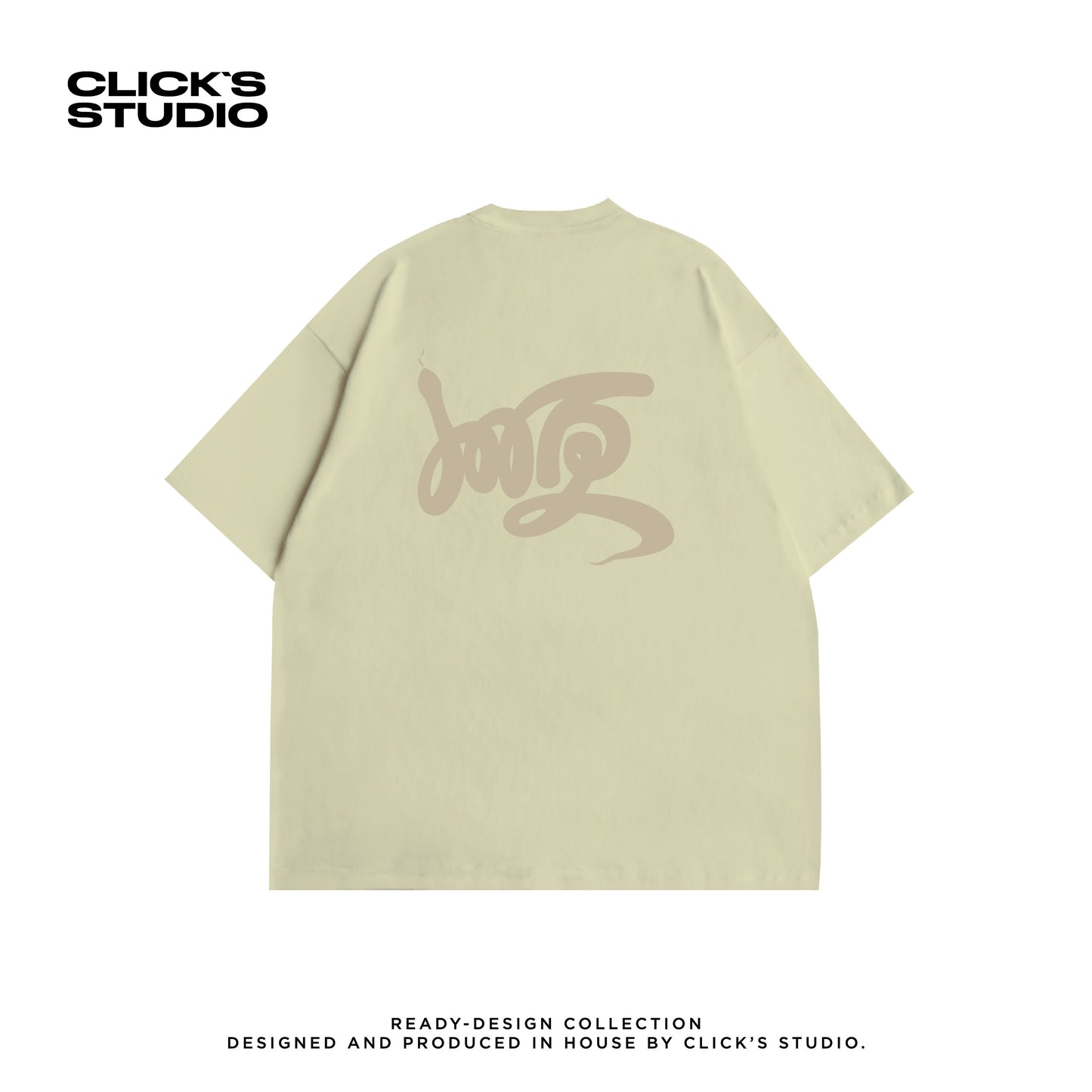 "SHUN" LOGO OVERSIZED TEE [WIND & WATER] COOKIES