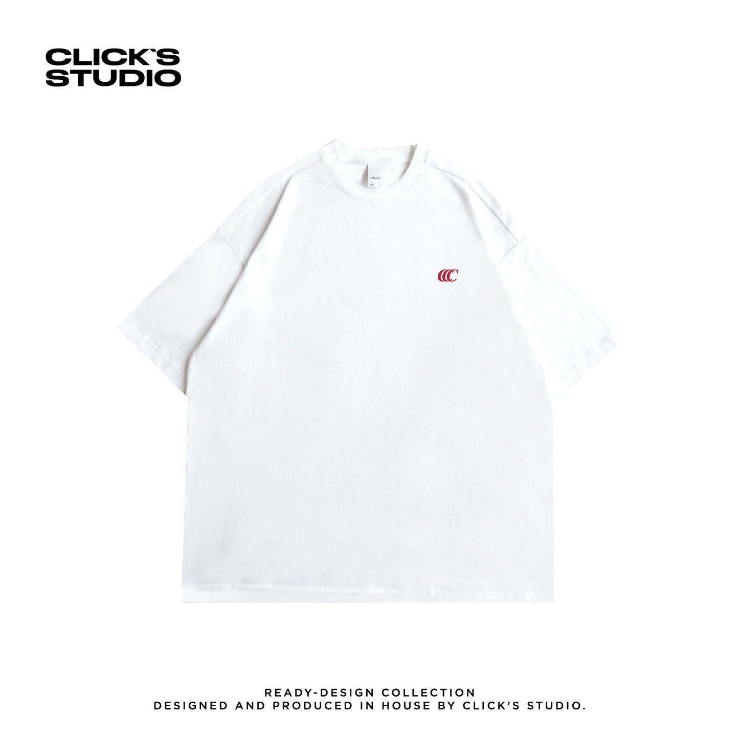"SHUN" OVERSIZED TEE [WIND & WATER] WHITE