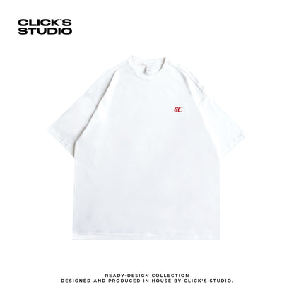 "SHUN" OVERSIZED TEE [WIND & WATER] WHITE