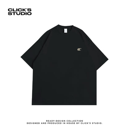 WORLDWIDE "DRAGON" OVERSIZED TEE [WIND & WATER] BLACK