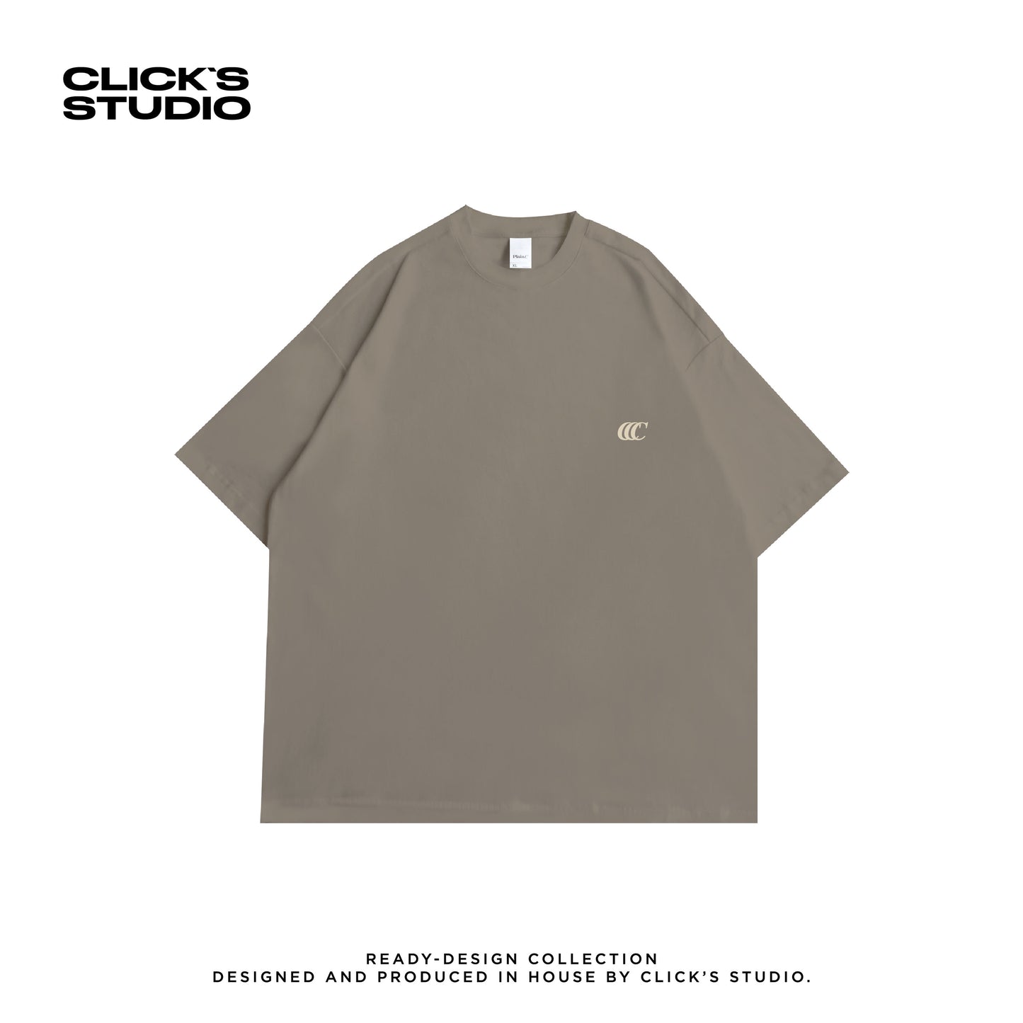 WORLDWIDE "DRAGON" OVERSIZED TEE [WIND & WATER] KHAKI