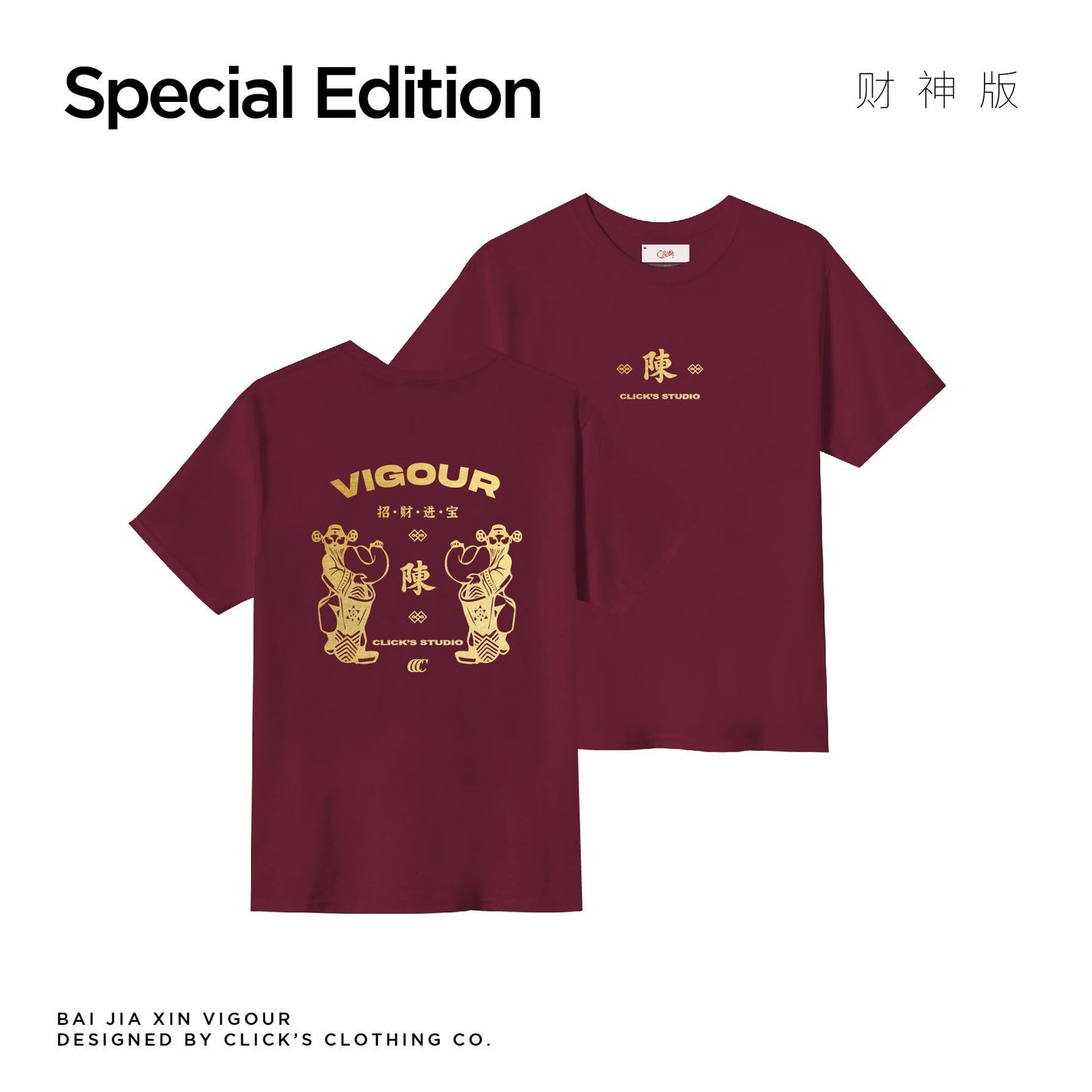 [4pcs Bundle] BAI JIA XIN 百家姓' VIGOUR